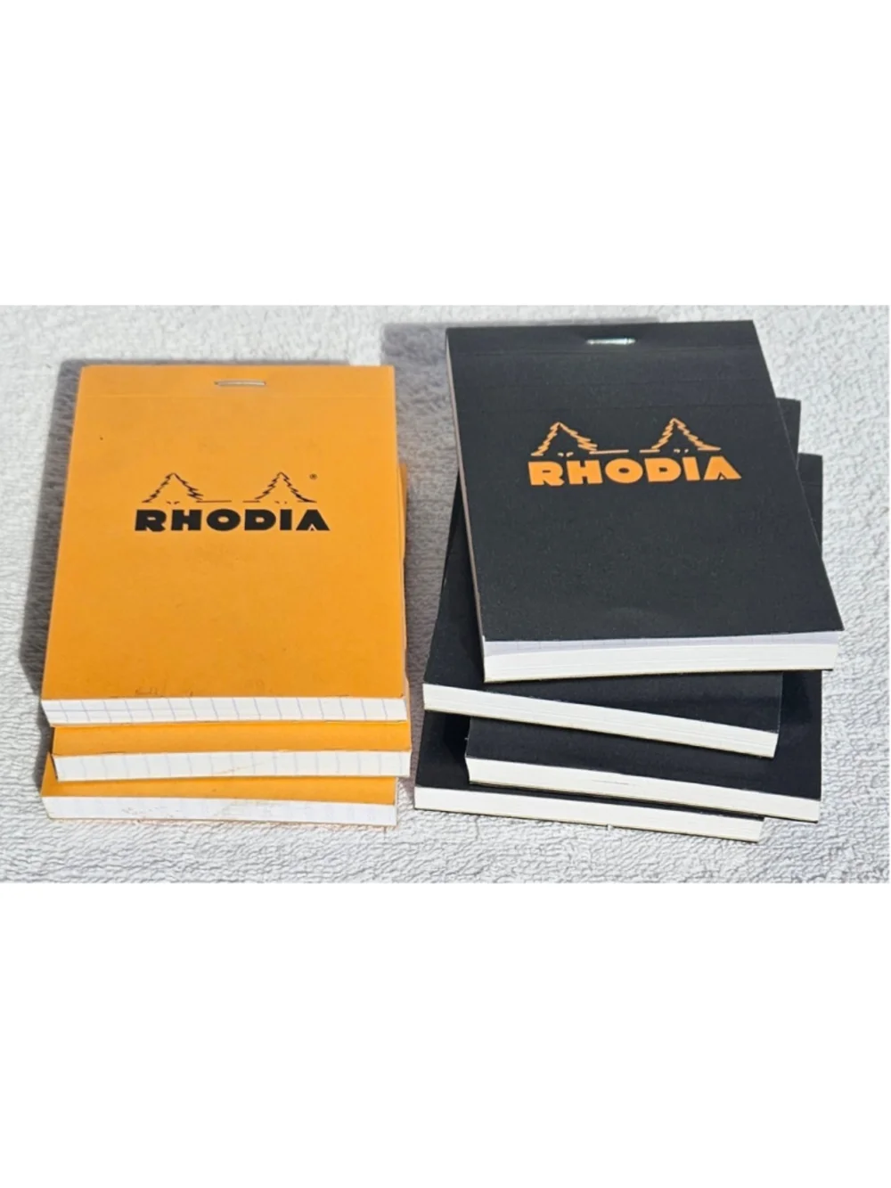 7 Rhodia Vellum Pads 122009 No. 12 Square Ruled Repellent PEFC Cert Block 5 x 5